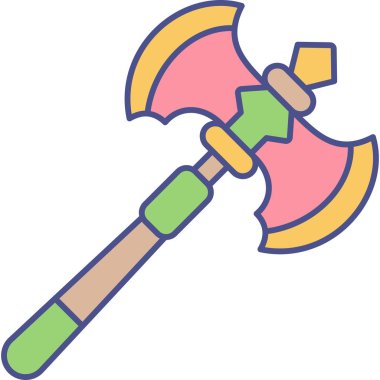 Balta. Web simgesi basit illüstrasyon