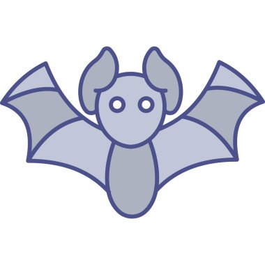 Cadılar Bayramı sopası, illüstrasyon, vektör, beyaz arka plan.