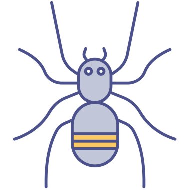 böcek simge vektör çizim