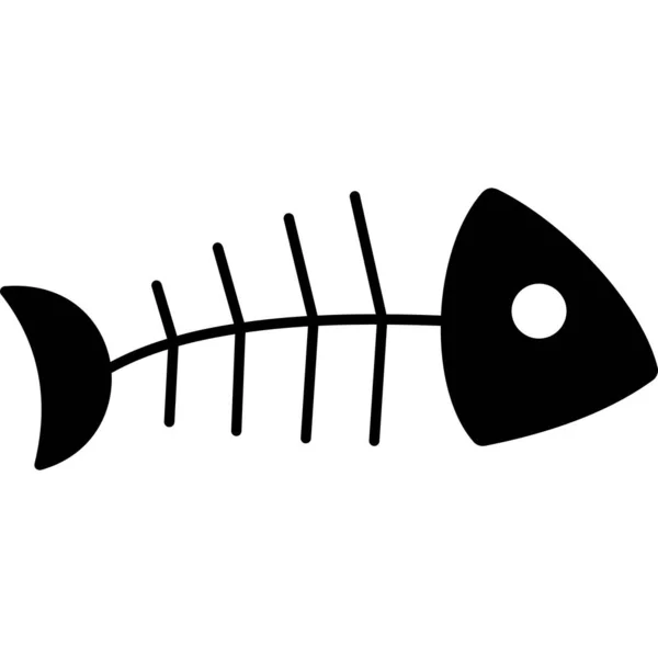 Fish Vector Web Icon — Stock Vector