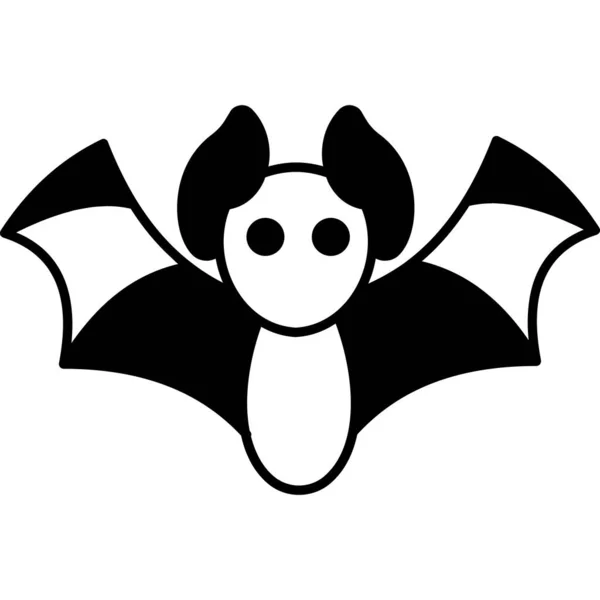 Vector Illustration Bat Icon — 스톡 벡터