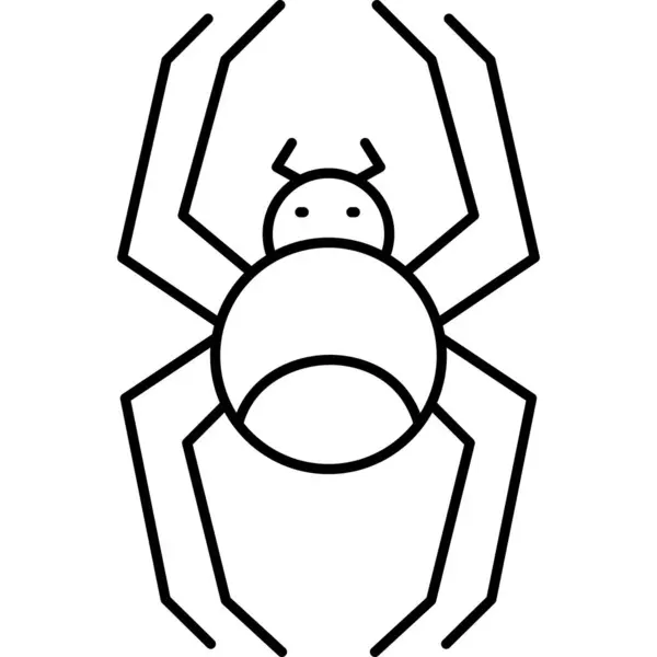 Spider Icon Vector Illustration — Stock Vector