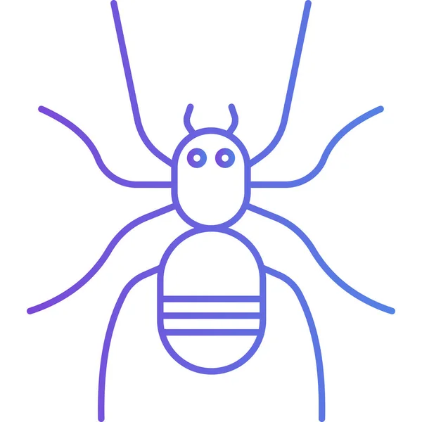 Μέλισσα Web Εικονίδιο Απλή Απεικόνιση — Διανυσματικό Αρχείο