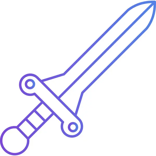 Cuchillo Icono Web Ilustración Simple — Vector de stock