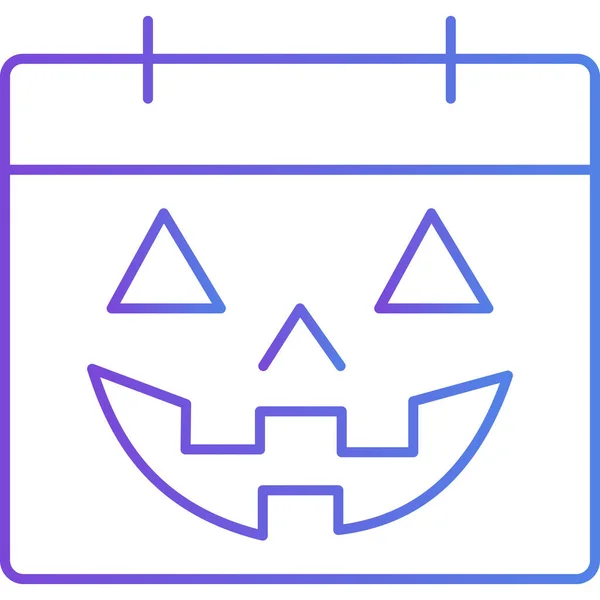 Halloween Web Ícone Vetor Ilustração —  Vetores de Stock