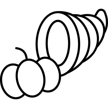 Şekerin bir çizgi filminin vektör çizimi