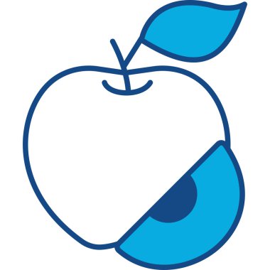 Elma vektör simgesi düzenlenebilir