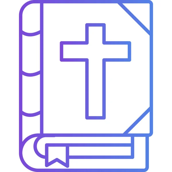 Bibel Symbol Vektor Illustration — Stockvektor