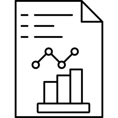 grafik simgesi, satır illüstrasyonu