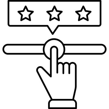 yıldız eli vektör simgesi