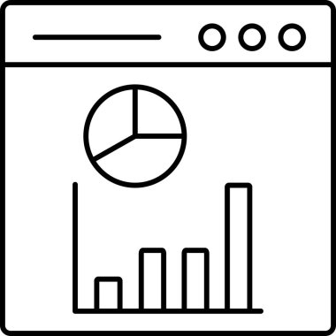 Web simgesi vektör illüstrasyonu