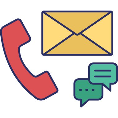 telefon simgesi vektör illüstrasyonu