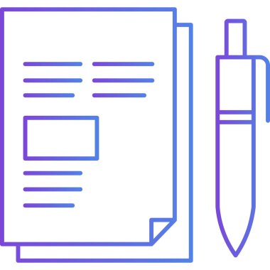 kalem simgesi vektör illüstrasyonu