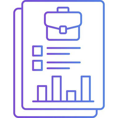 iş simgesi vektör illüstrasyonu