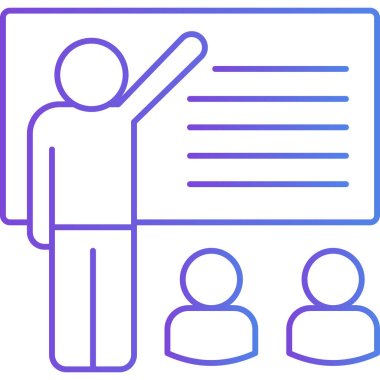 İş adamı simgesi, vektör illüstrasyonu basit tasarım