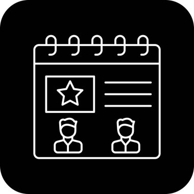 iş ve işyeri çizgisi simgesi, vektör illüstrasyonu