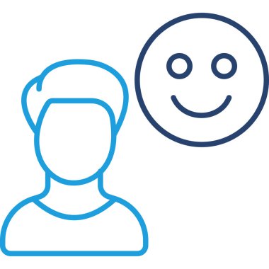 Soyut arkaplanda kullanıcı simgesi izole edildi