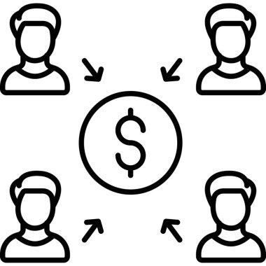 ağ paylaşım simgesi çizimi