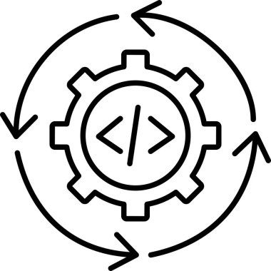 Ayarlama. Web simgesi basit illüstrasyon