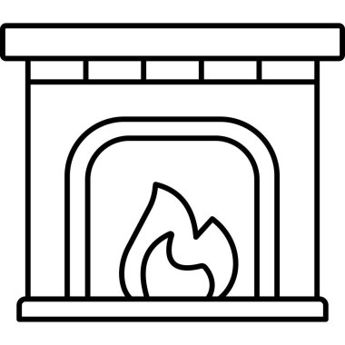 Şömine. Basit tasarım