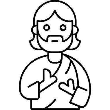 Sakal ve bıyık ile mutlu genç adam