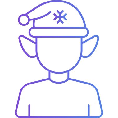 Şapka vektör illüstrasyonlu insan avatarı