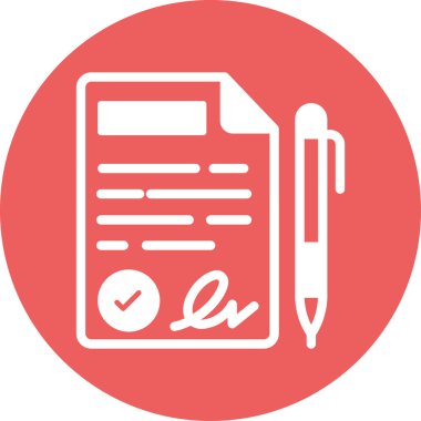 vektör belge simgesi, vektör illüstrasyonu