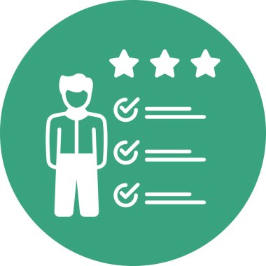 derecelendirme simgesi vektör illüstrasyonu