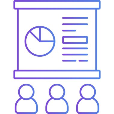 İş ve finans simgesinin vektör illüstrasyonu