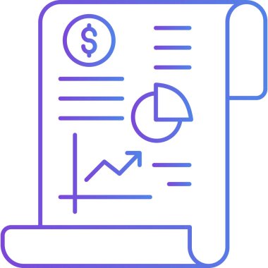 Dolar simgesi vektör illüstrasyonu