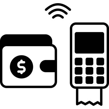 Kredi kartı simgesi, vektör illüstrasyonu