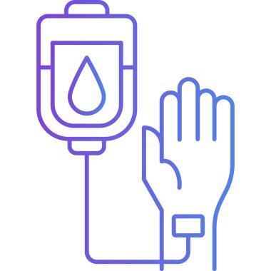 Kan damlası. Basit tasarım