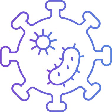 Avatarlar kategorisinde bakteri virüsü simgesi