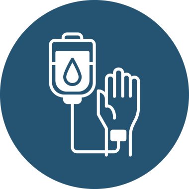 kan bağışı ikonu modern vektör illüstrasyonu