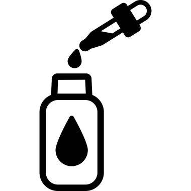 Şişe. Web simgesi basit illüstrasyon