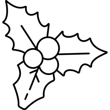 Fiyonklu bir Noel ağacının vektör çizimi