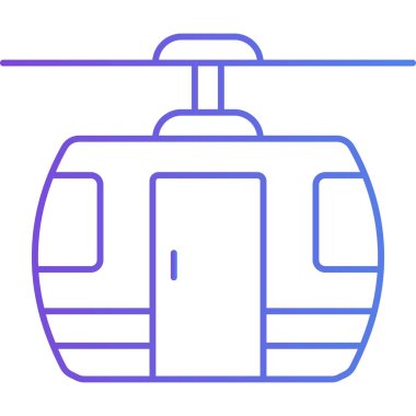 Sırt çantası simgesinin vektör çizimi