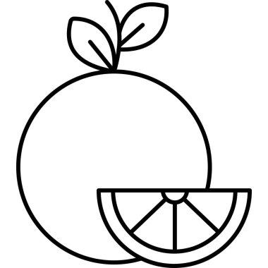 Meyve sağlıklı gıda simgesi