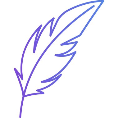 Beyaz arkaplanda vektör tüyü, illüstrasyon, vektör