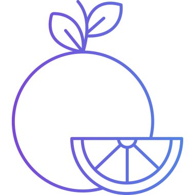 Meyve. Web simgesi basit illüstrasyon