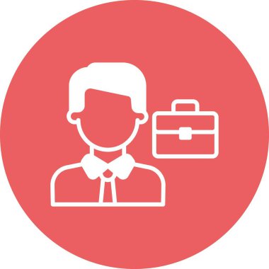 İş simgesinin vektör illüstrasyonu