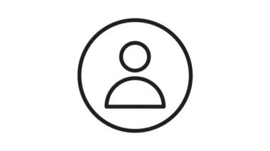  Beyaz arkaplanda profil canlandırması