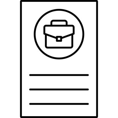 belge simgesi. Taslak tarzı. vektör illüstrasyonu