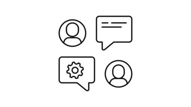 Uydu animasyonu izole edilmiş arkaplan  