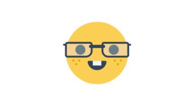 Smiley Emoji Canlandırılmış Simge arkaplanı izole  