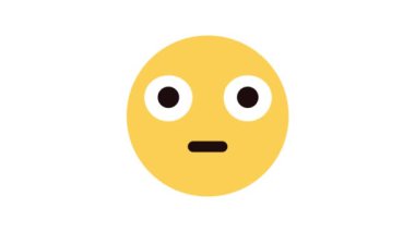 Somurtan Emoji Canlandırılmış Simge arkaplanı izole edildi  