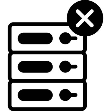 veritabanı simgesi, vektör resimleme