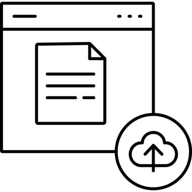 Bulut hesaplama. Ağ simgesi. vektör