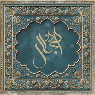 Zuljalal Wal Ikram, Arapça Kaligrafi, Asil Kur 'an' ın 