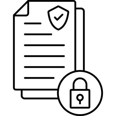 veri koruma kilidi simgesi, özet biçimi